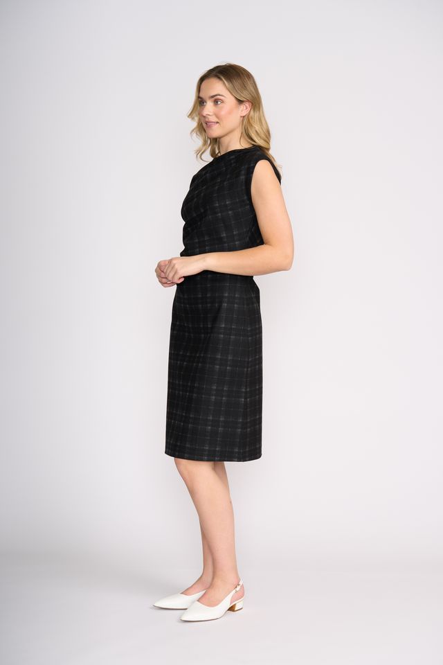 Under Wraps Dress | Shadow Check