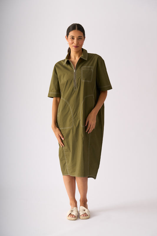 Are You Ready Dress | Olive