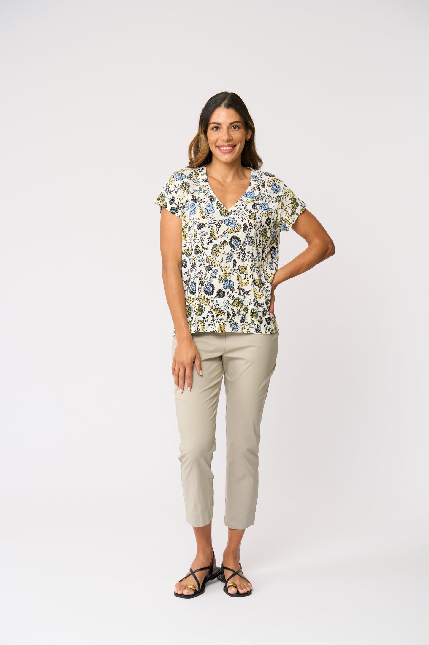 Fuss Free Capri | Barley