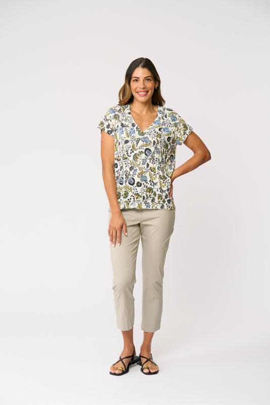Fuss Free Capri | Barley
