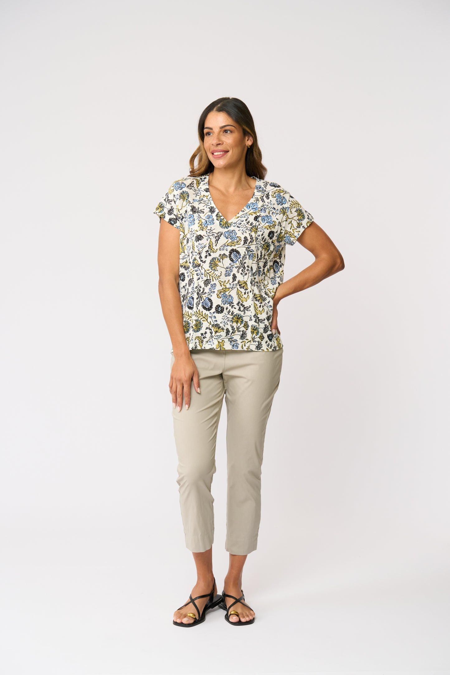 Fuss Free Capri | Barley