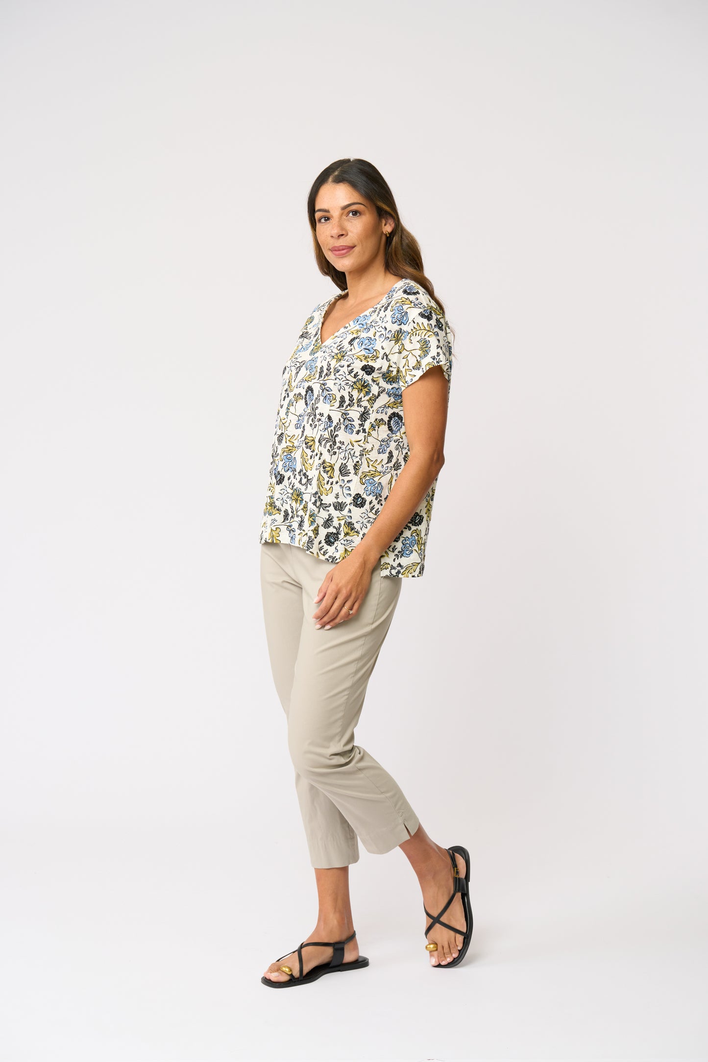 Fuss Free Capri | Barley