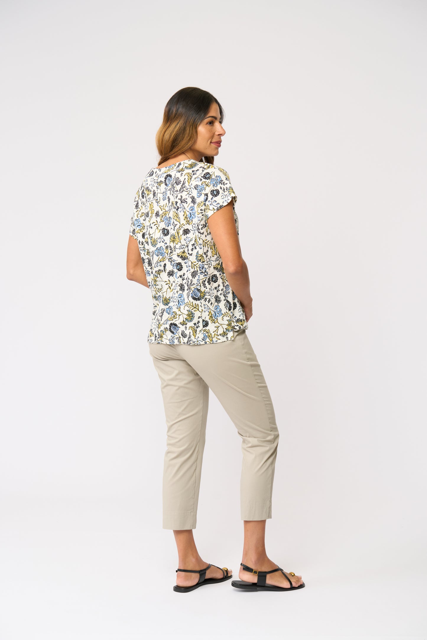 Fuss Free Capri | Barley