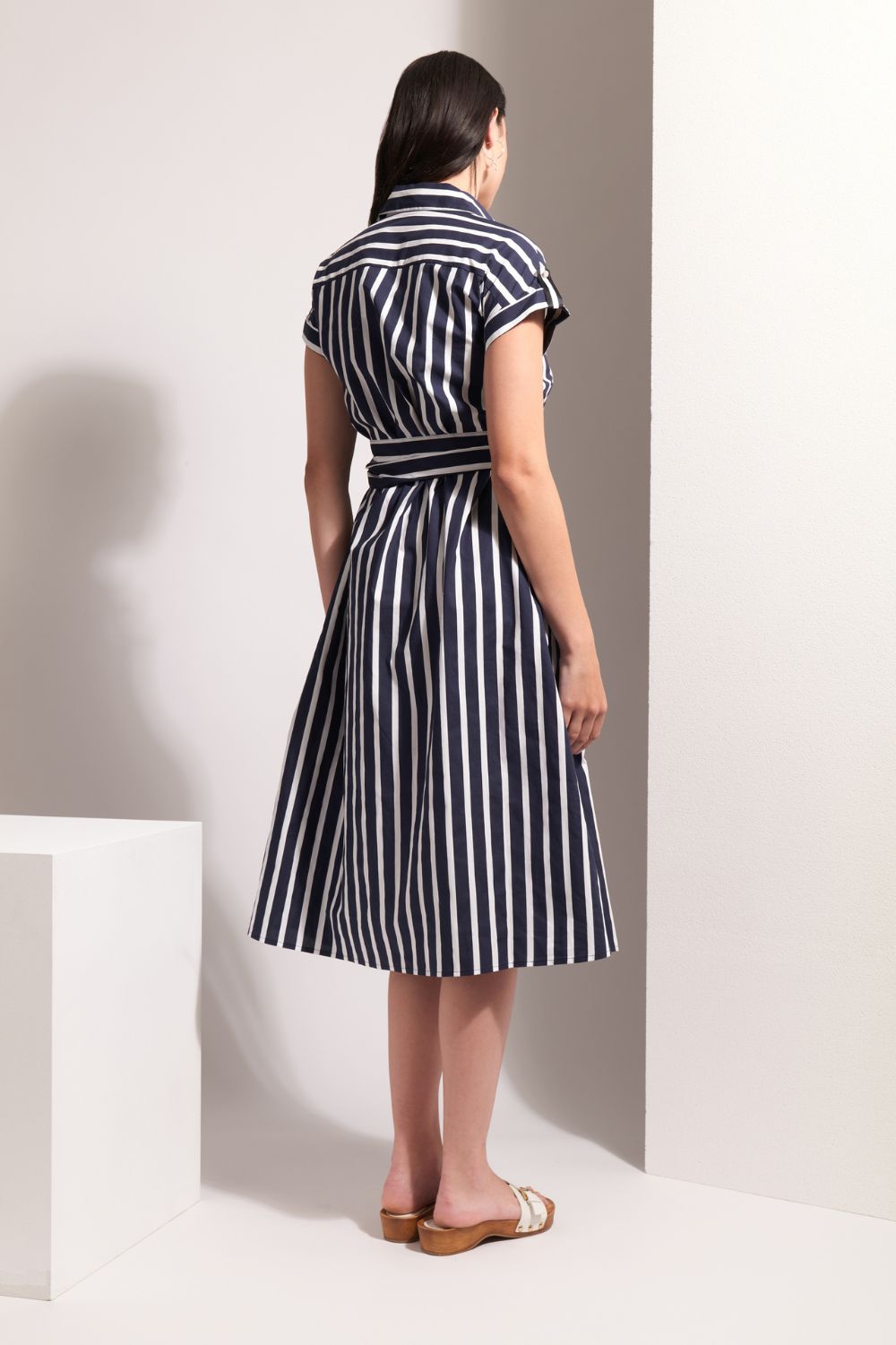 Masterclass Dress | Navy Stripe