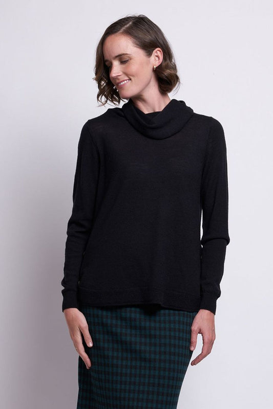 Foil Curve The Well Sweater | Black_Shop12