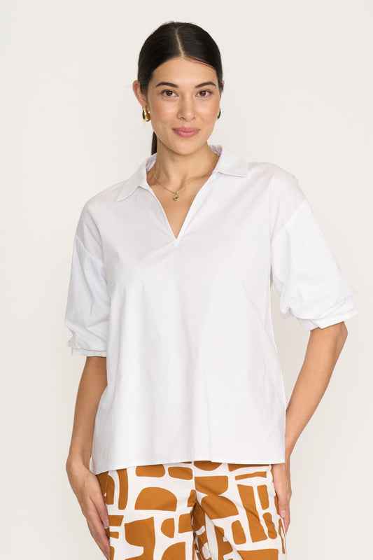 Good Impression Top | White