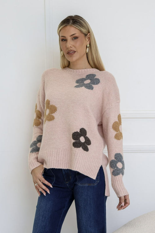 Woodstock Daisy Knit | Blush