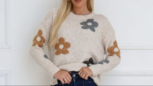 Woodstock Daisy Knit | Natural