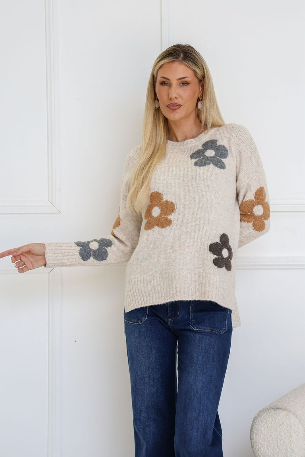 Woodstock Daisy Knit | Natural
