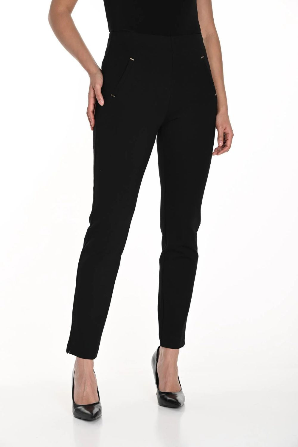 Frank Lyman Pull On Knit Pant | Black_Shop 12