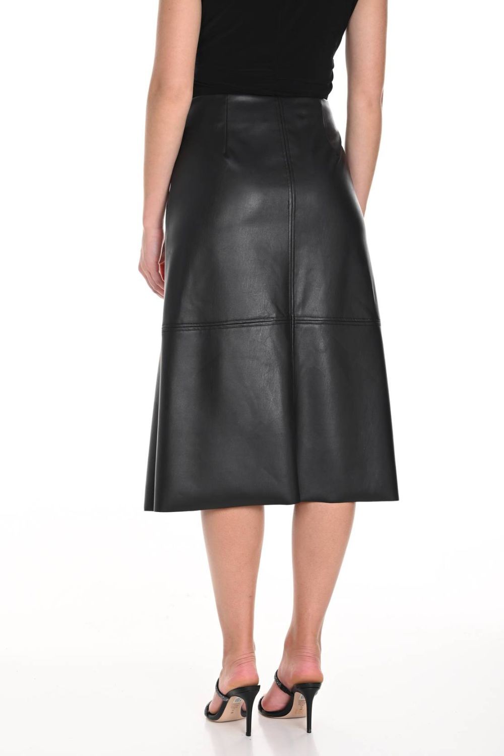 Polyurethane Skirt | Black