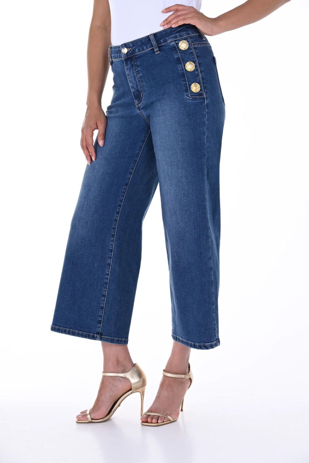 Wide Leg Jeans | Blue