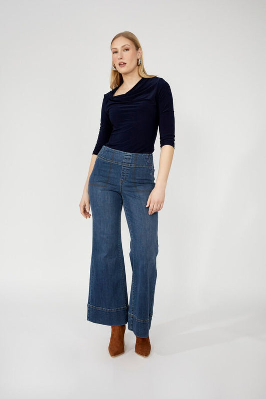 High Waisted Stretch Jean | Blue