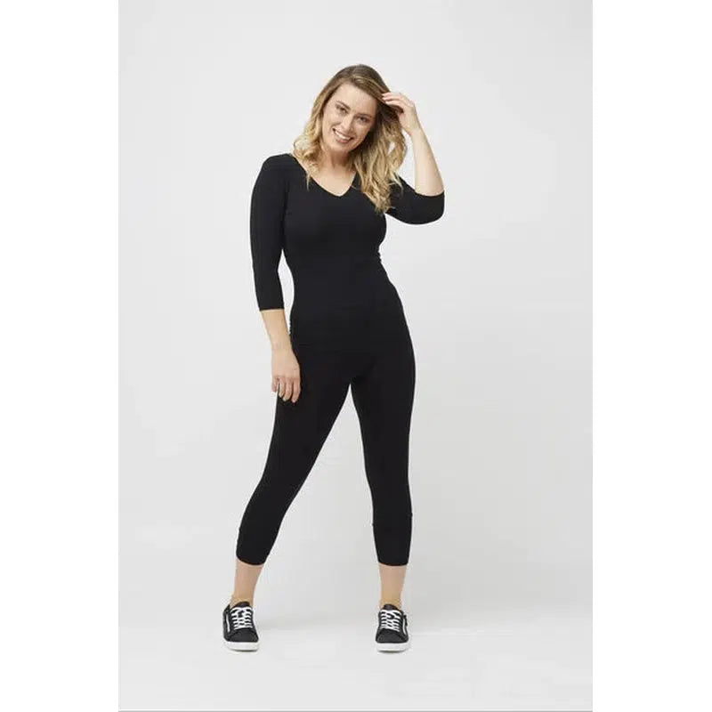 Tani Clothing Long Modal Leggings Black 89118