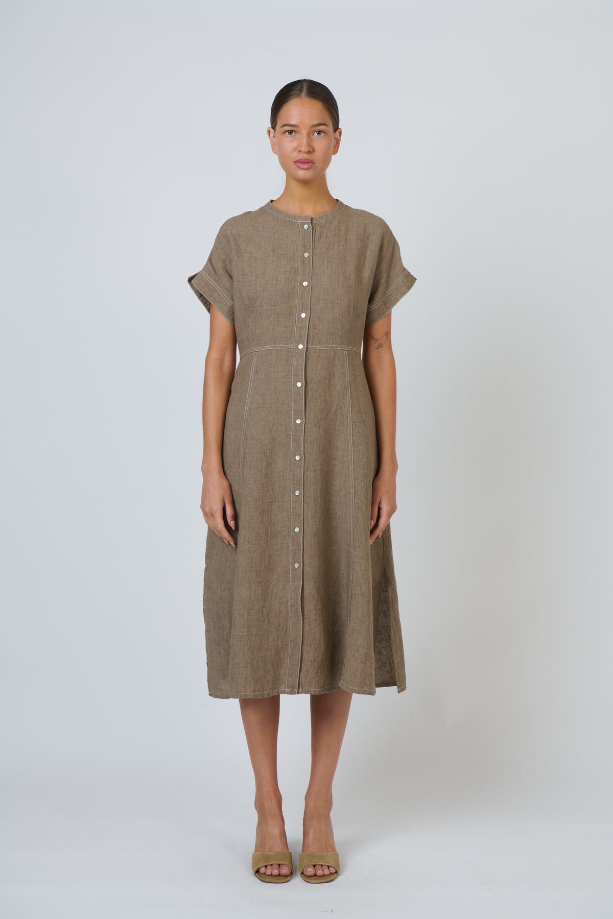 Linen Dress | Agate