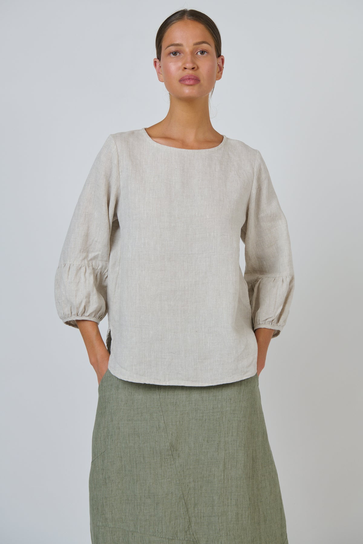 Linen Top | Sand