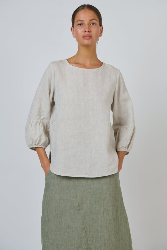 Linen Top | Sand