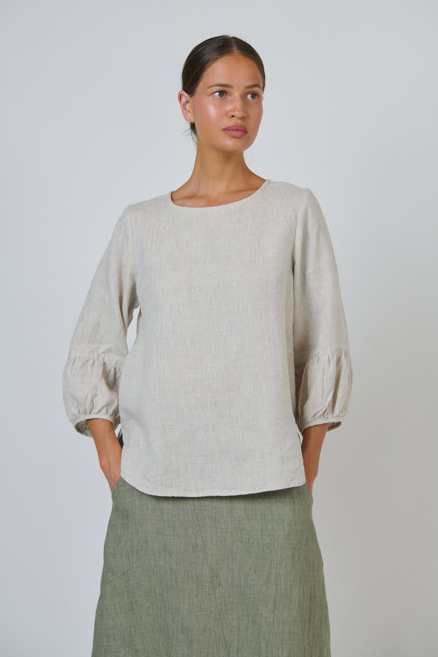 Linen Top | Sand