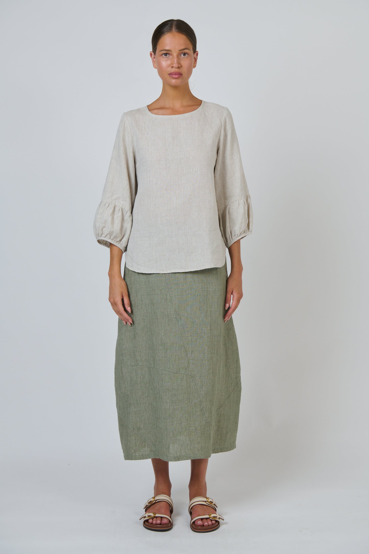 Linen Top | Sand