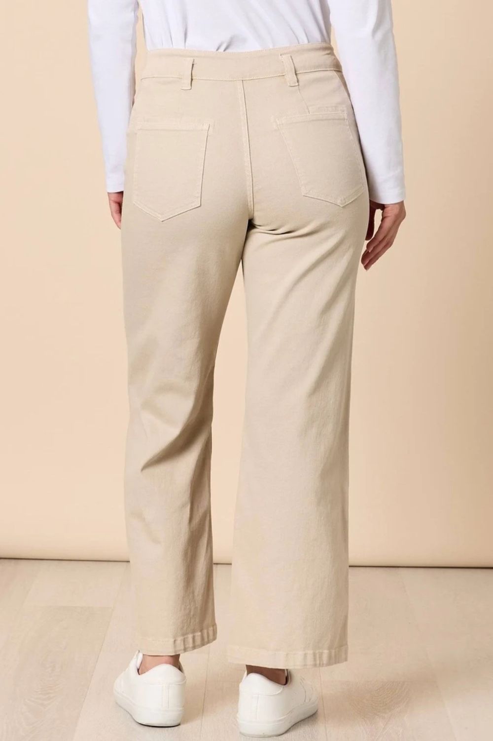 Hudson Wide Leg Jean | Natural