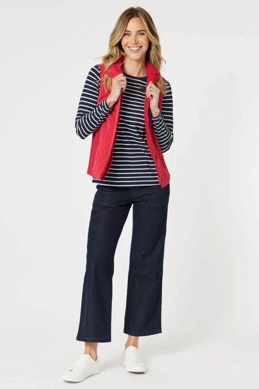 Brighton Puffer Vest | Red