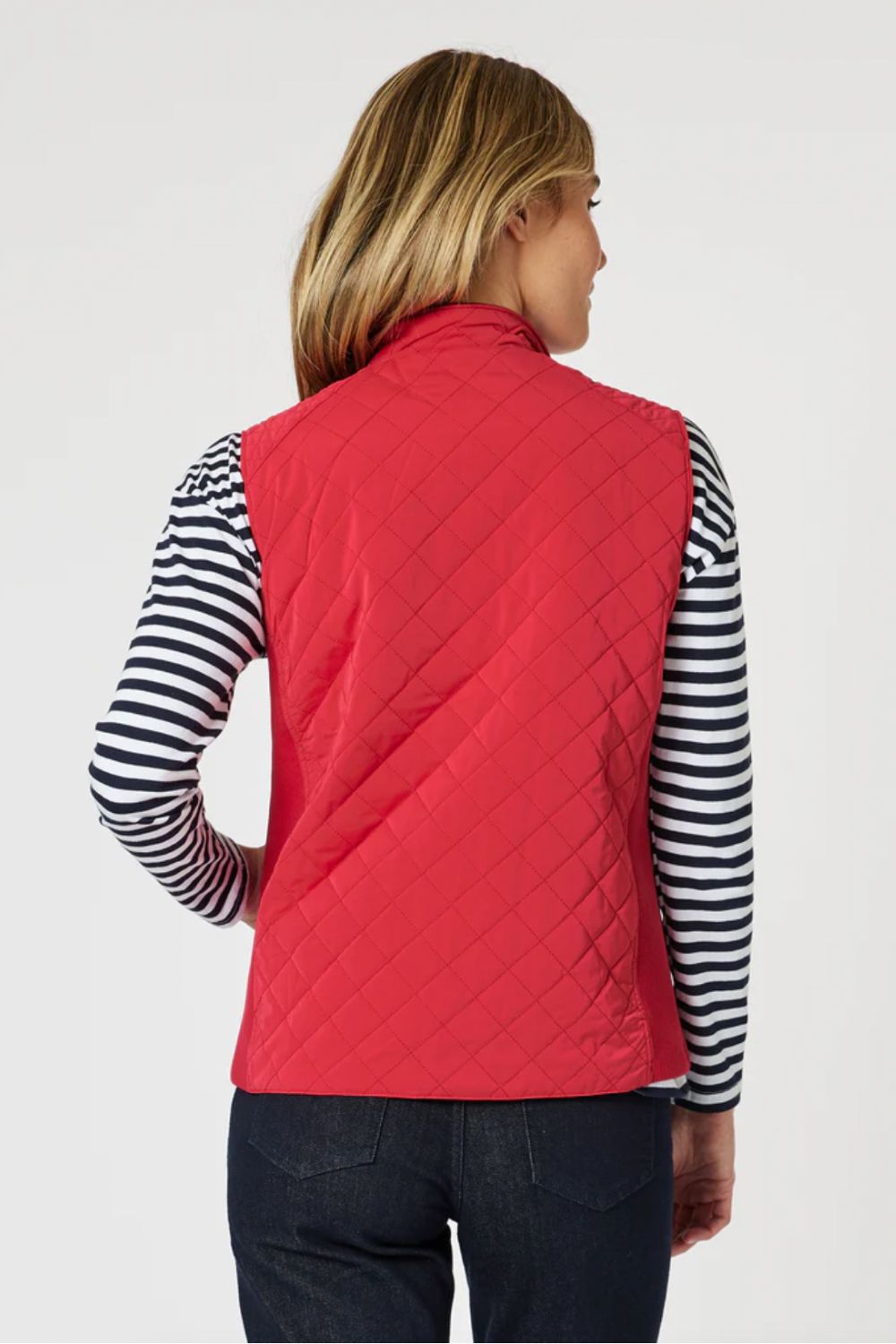 Brighton Puffer Vest | Red