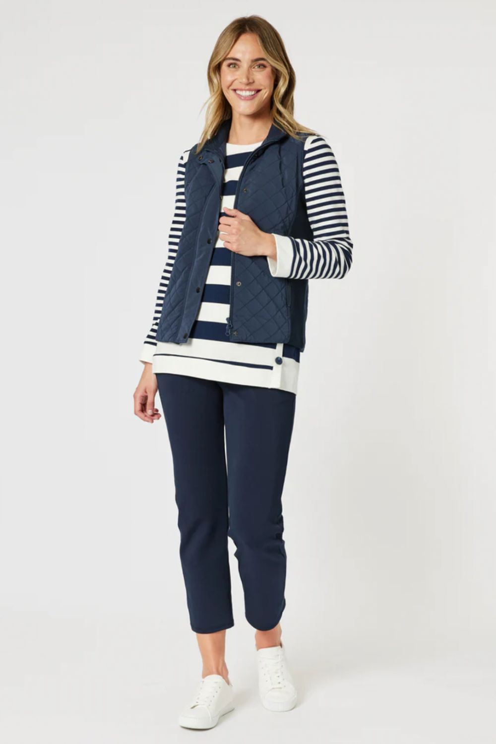 Brighton Puffer Vest | Navy