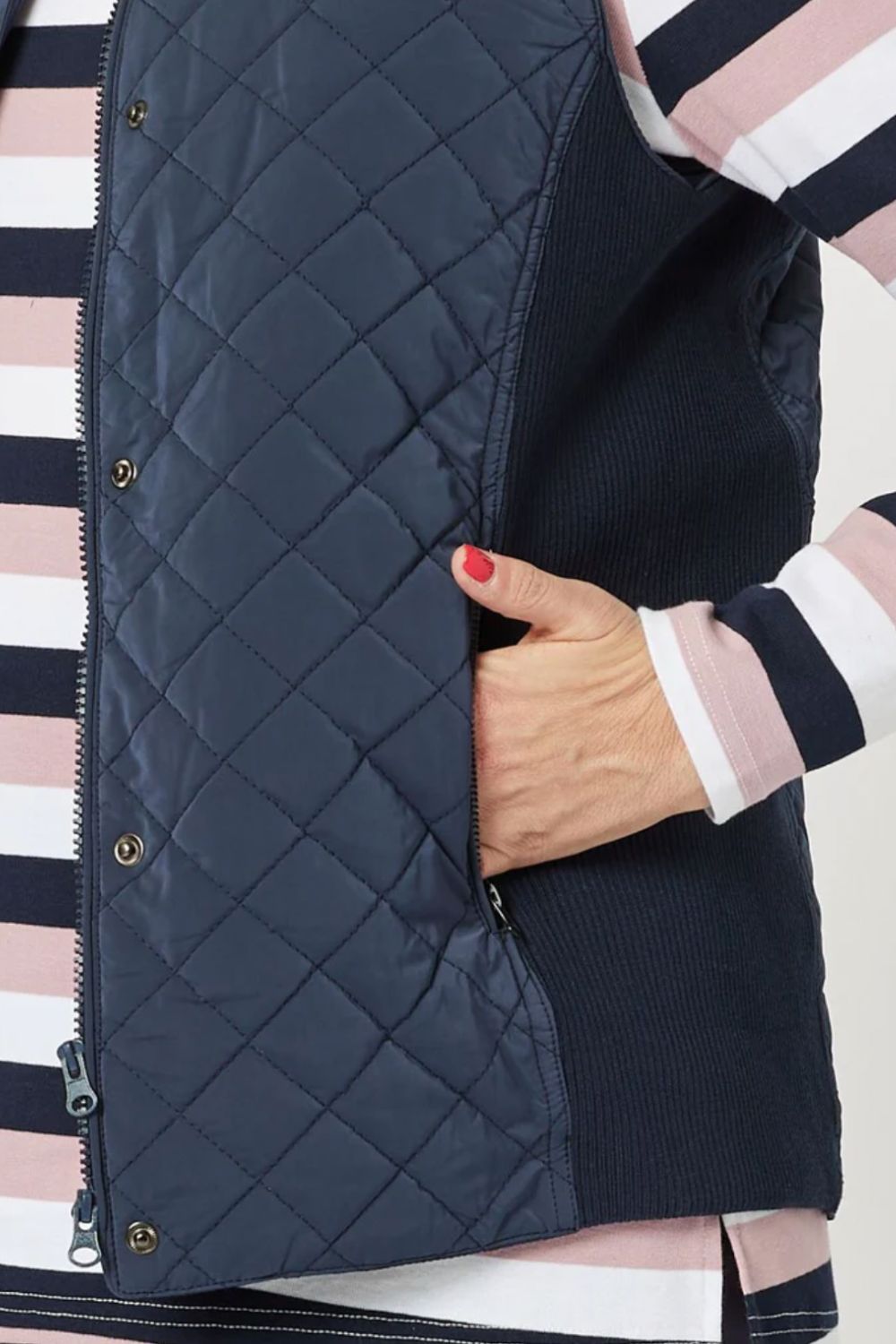 Brighton Puffer Vest | Navy