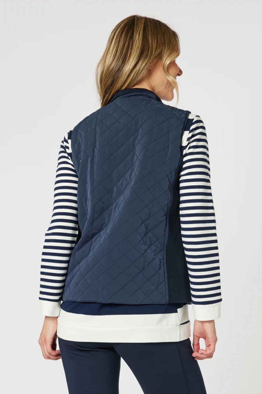 Brighton Puffer Vest | Navy