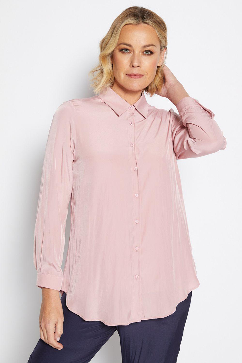 Philosophy Australia Greville Collar Shirt | Dusty Pink
