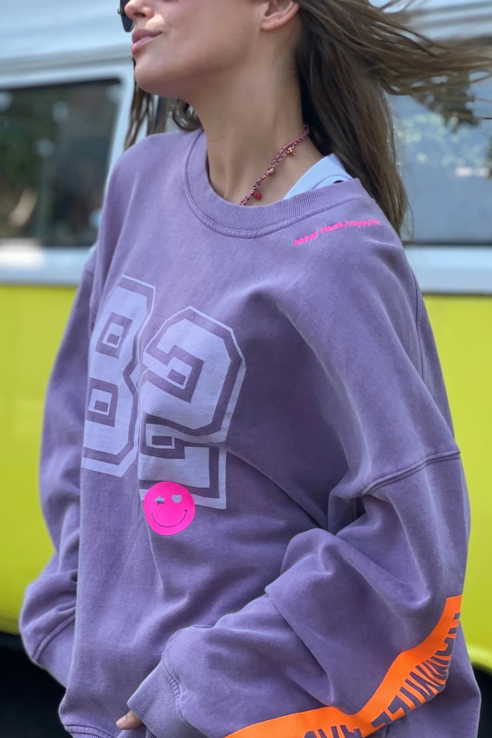 Long Vintage Sweat | Washed Mauve