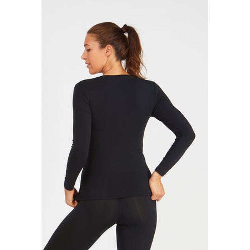 High Neck Long Sleeve Top | Black-Tani Australia-Shop 12 Bendigo