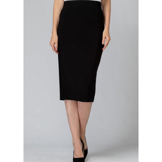 High Waist Pencil Skirt | Black-Joseph Ribkoff-Shop 12 Bendigo