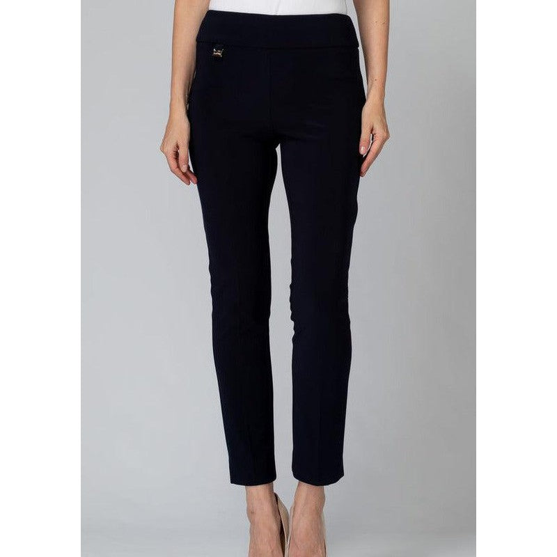 High Waisted Pant | Midnight Blue-Joseph Ribkoff-Shop 12 Bendigo