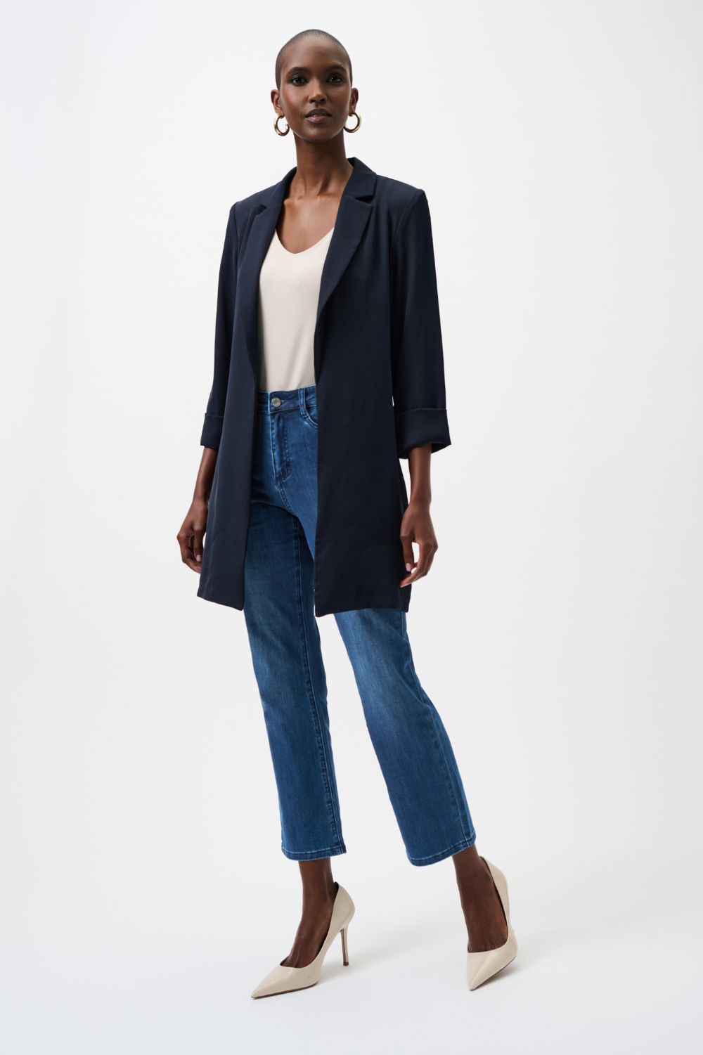 Margot Classic Straight Leg Jeans | Mid Blue