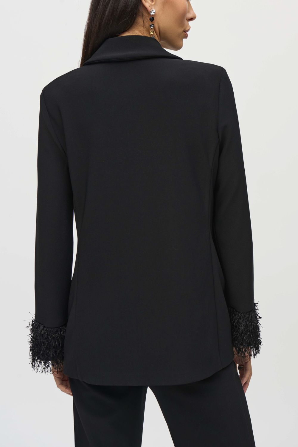 Joseph Ribkoff Silky Knit Straight Blazer | Black_Shop 12