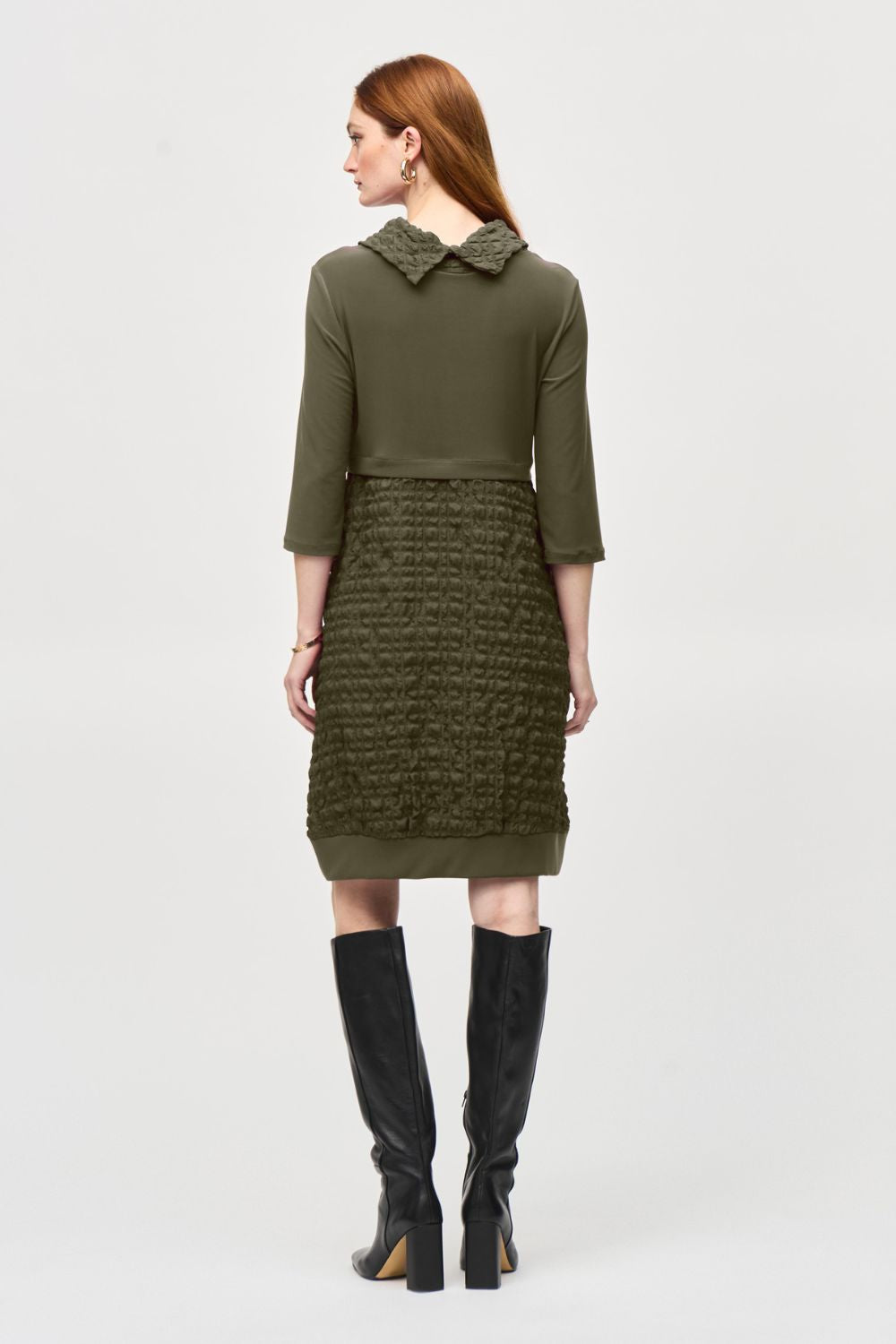 Joseph Ribkoff Cowl Collar Dress | Black_Shop12