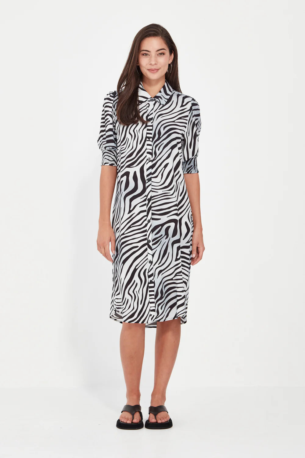 Julia Dress | Zebra Print