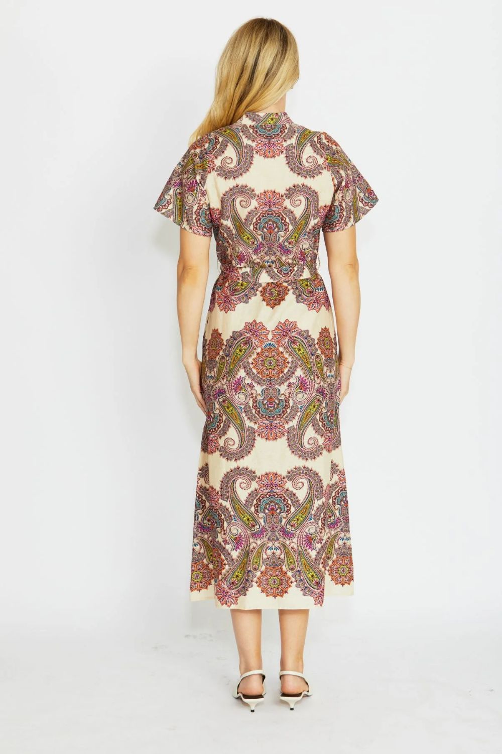 Fern Dress | Border Paisley