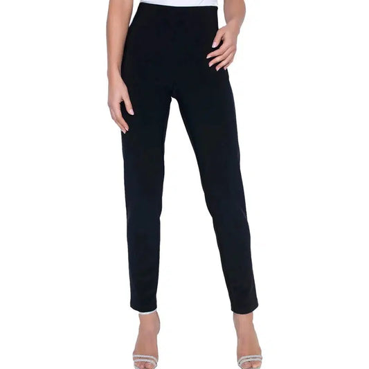 Knit Evening Pant | Black-Frank Lyman-Shop 12 Bendigo