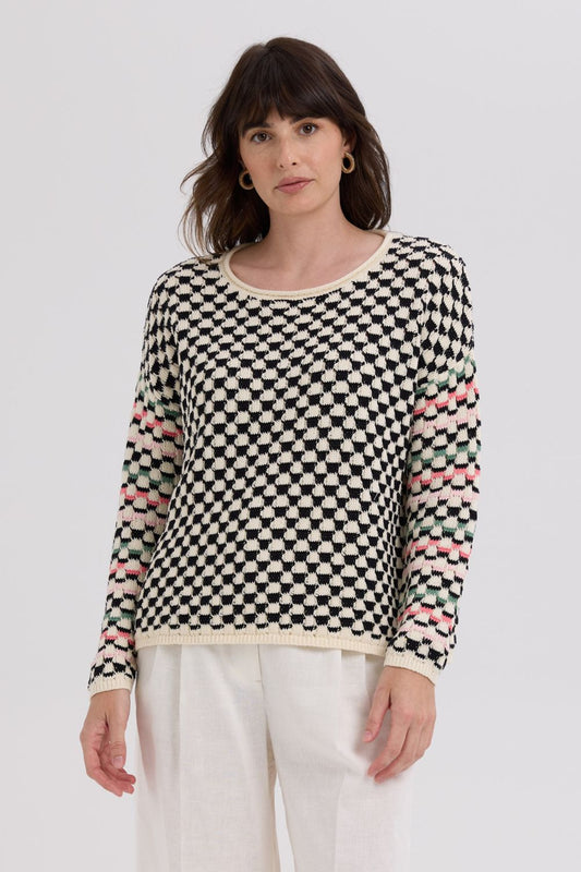 Checked Jumper | Vanilla