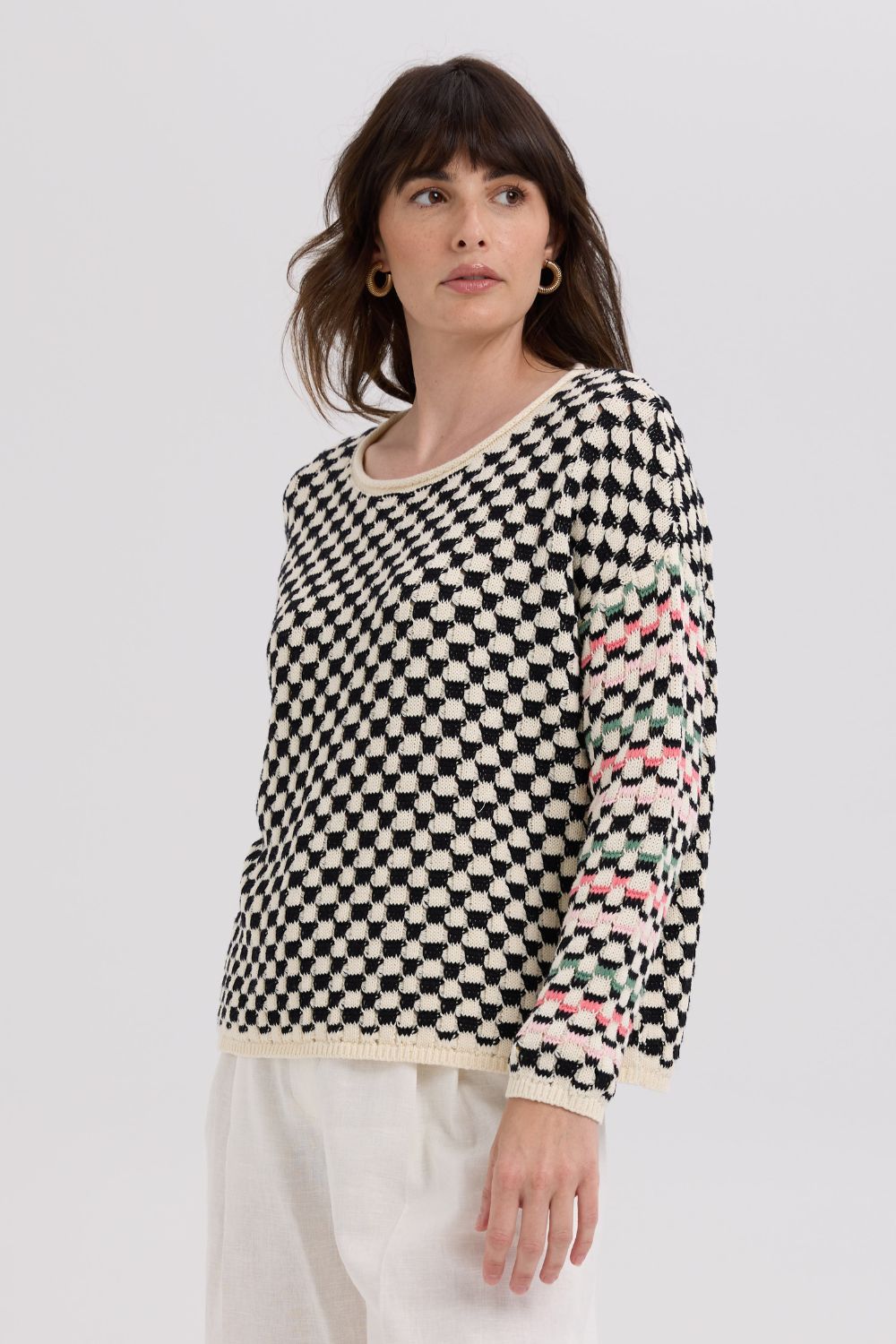 Checked Jumper | Vanilla