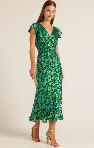 Fleur De Lys Dress | Emerald