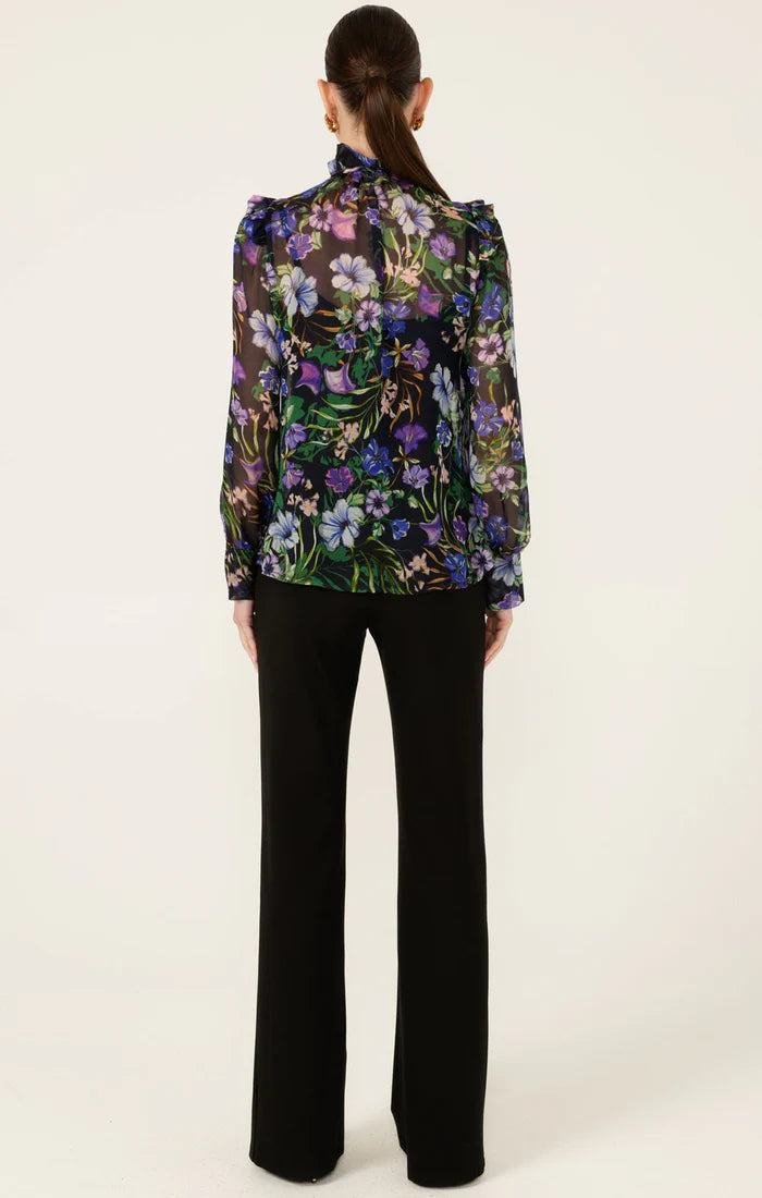 Opulence Blouse | Violet Floral