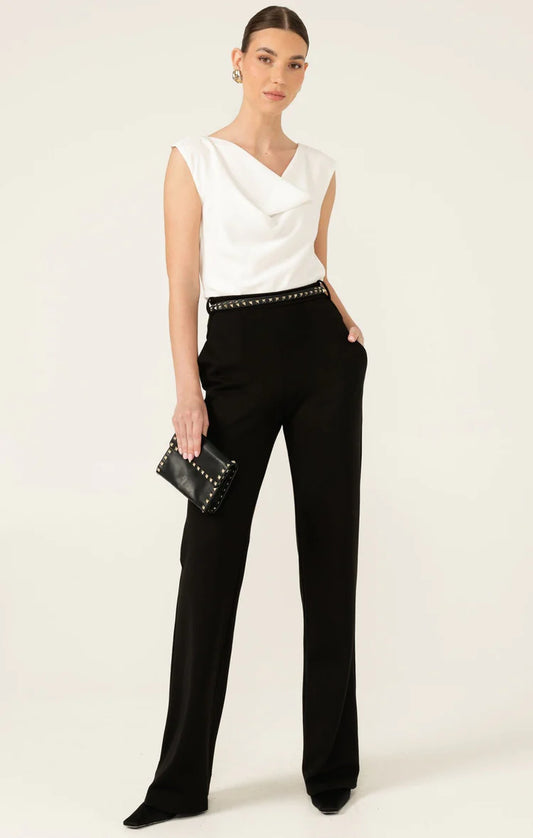 Straight Leg Pant | Black
