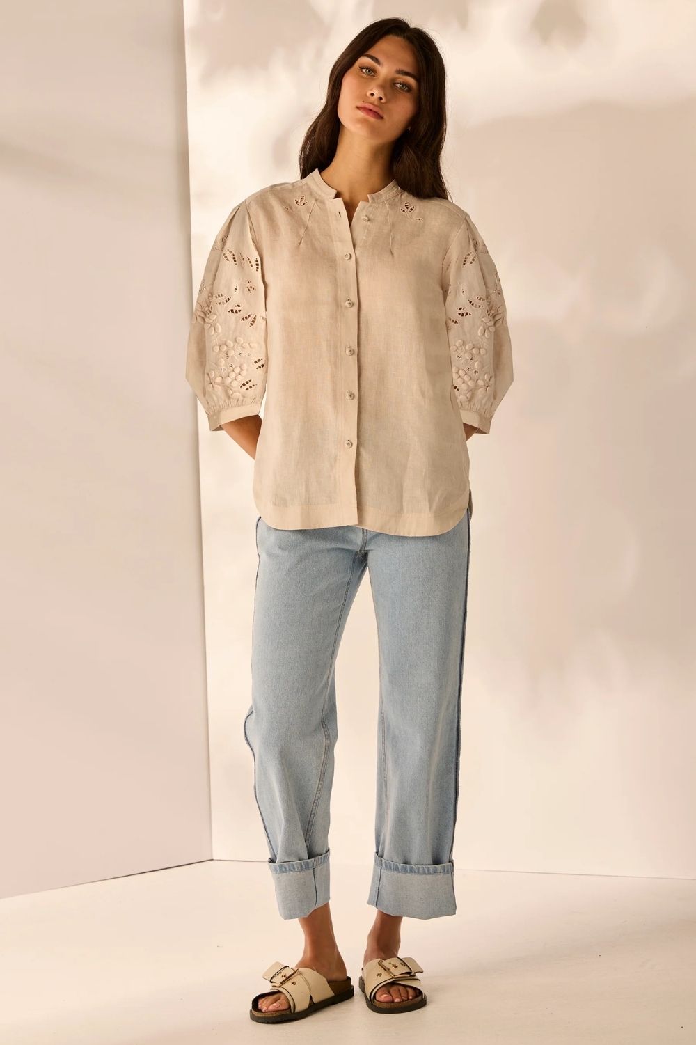 Steffi Shirt | Stone
