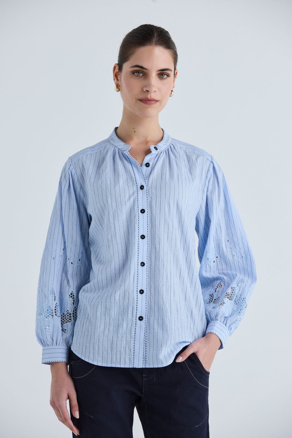 Gina Shirt | Sky Blue