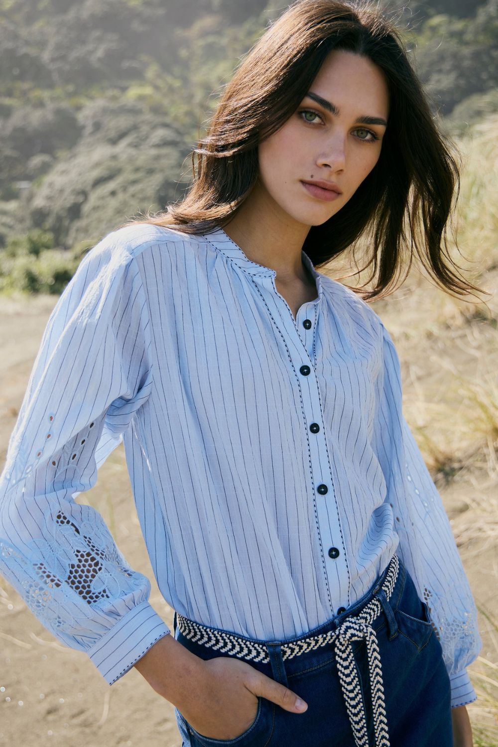 Gina Shirt | Sky Blue