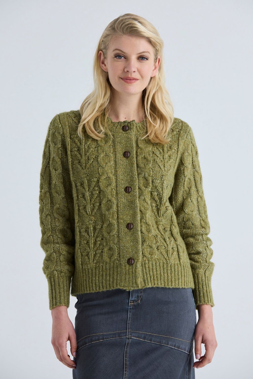 Maxwell Cardigan | Wasabi