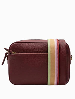 Leah Cross Body Bag | Burgundy